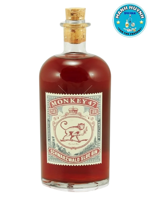 Monkey 47 Schwarzwald Sloe Gin-Rượu Gin Mạnh Huynh