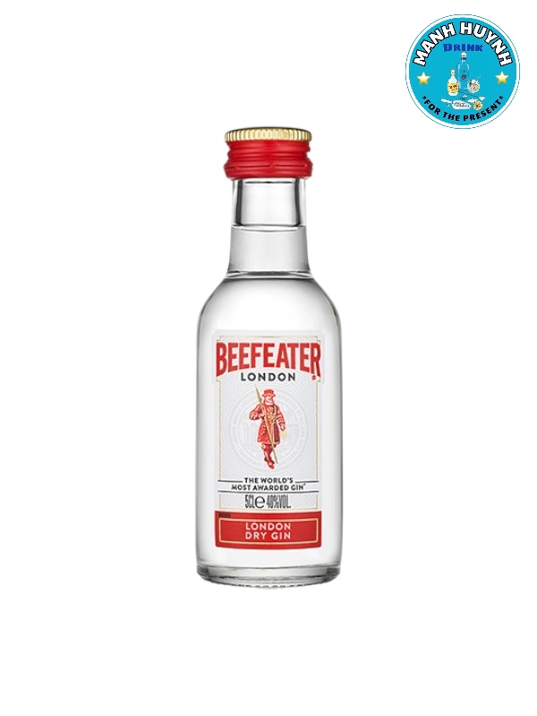 BEEFEATER GIN MINI 50ml (chai thuỷ tinh)